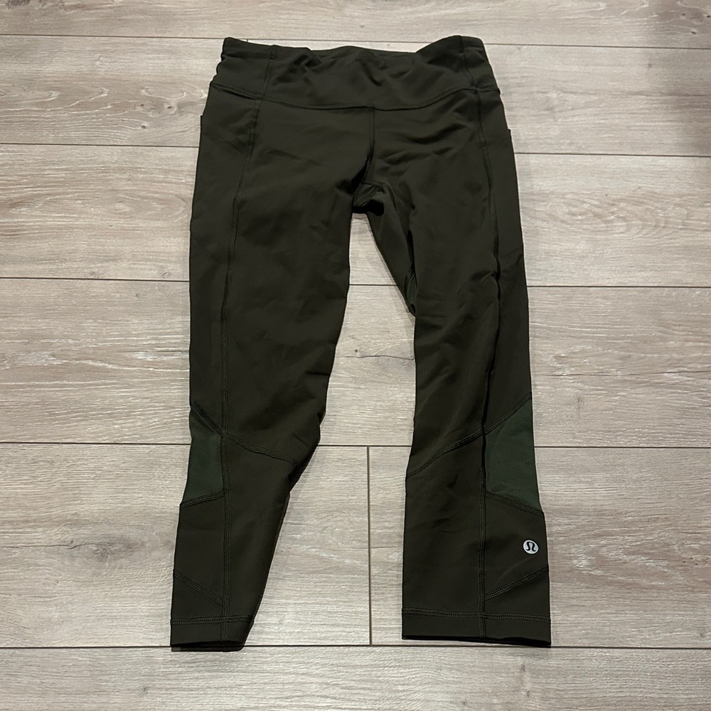 lululemon athletica Dark Green Leggings